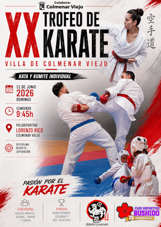 Cartel del XX Trofeo de Karate